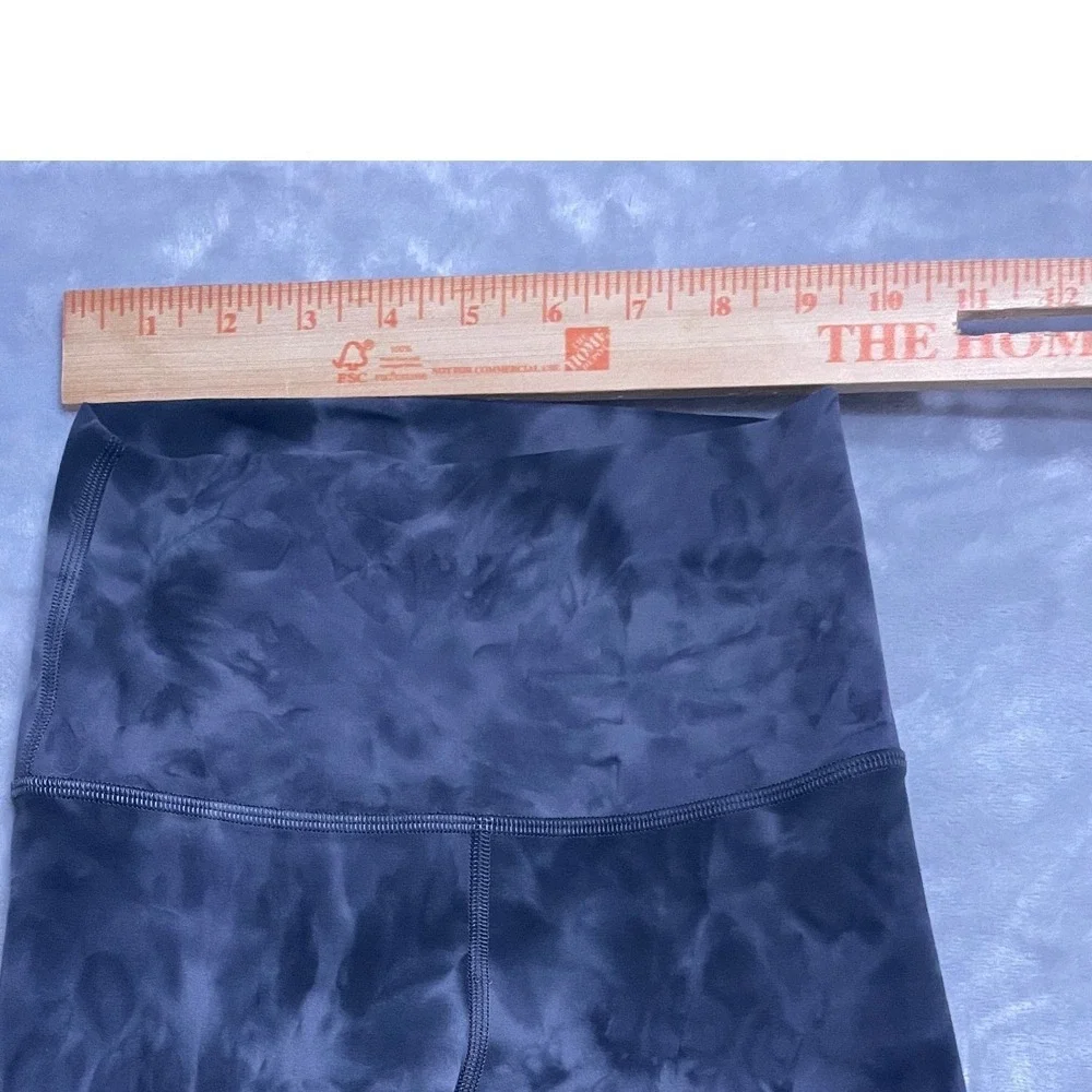 Lululemon Align High Rise Pant 28 Diamond Dye Graphite Grey Bronze Green Size 2